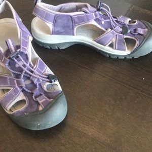 Purple Keen Sandals